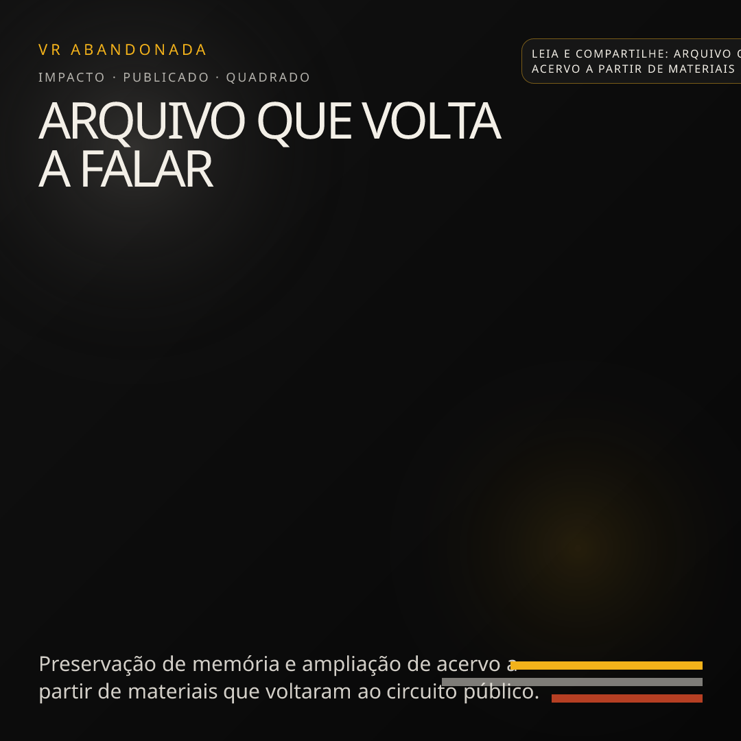 Prévia quadrada de Arquivo que volta a falar