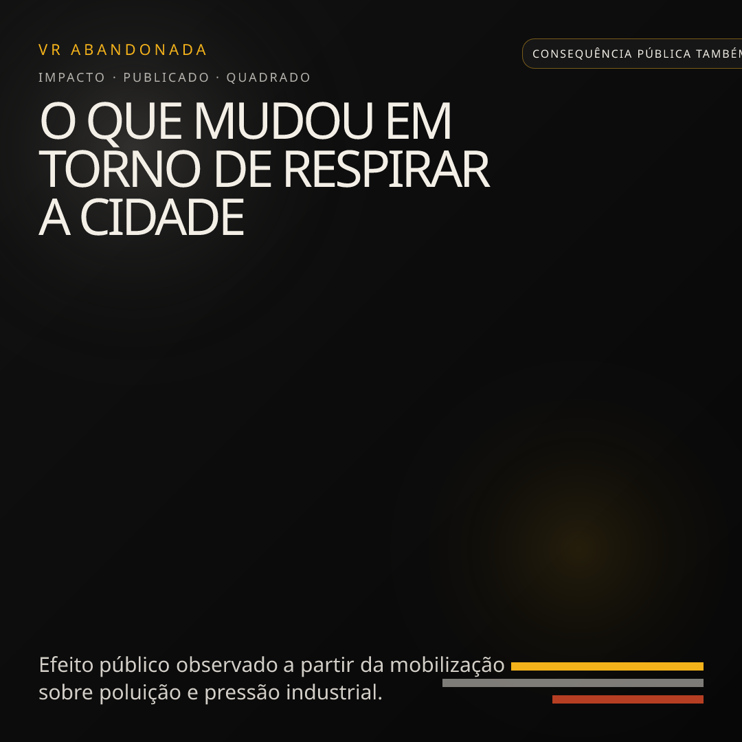 Prévia quadrada de O que mudou em torno de respirar a cidade